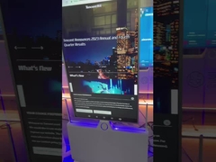 86인치 OLED 홀로그램 디스플레이 3D LCD 냉장고 스플라이싱 투명한 LED 스크린 광고