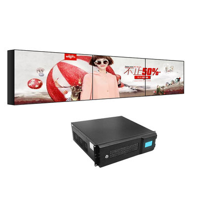 450cd/M2 4K 비디오 월 디스플레이 베젤 5.3mm TV LCD 디스플레이 22Kg